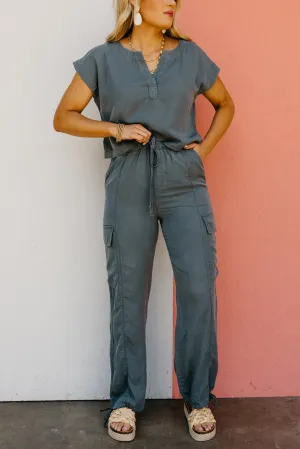 The Kara Drawstring Cargo Pants