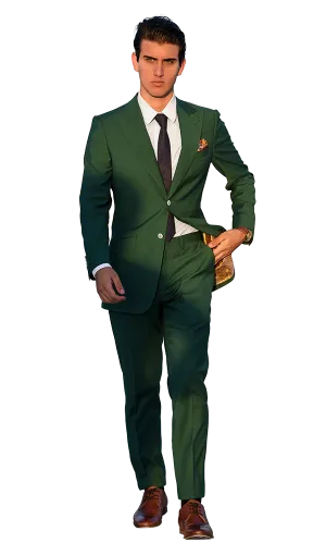 The Regal Forest Green Suit
