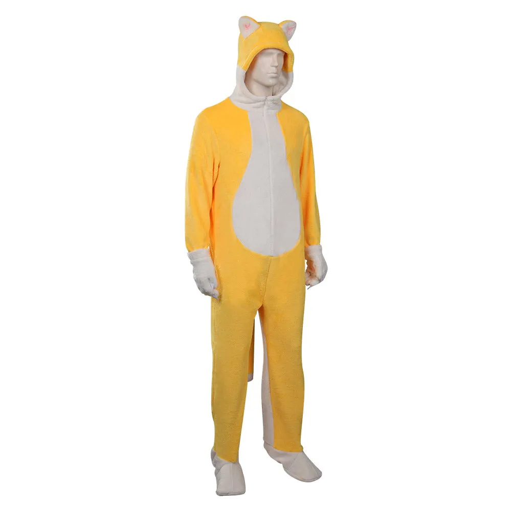 The Super Mario Bros Movie Cat Mario Cosplay Costume Sleepwear Robe Halloween Carnival Party Suit