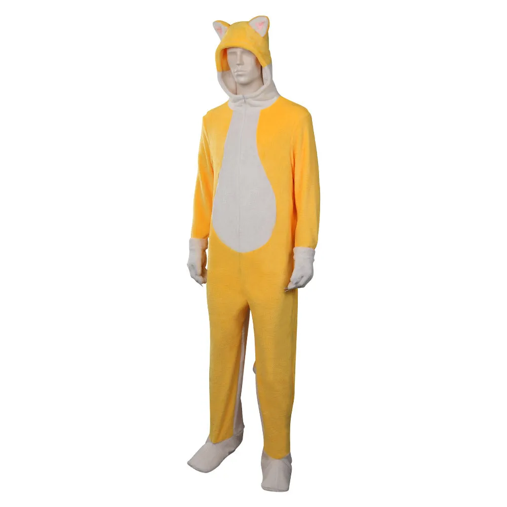 The Super Mario Bros Movie Cat Mario Cosplay Costume Sleepwear Robe Halloween Carnival Party Suit