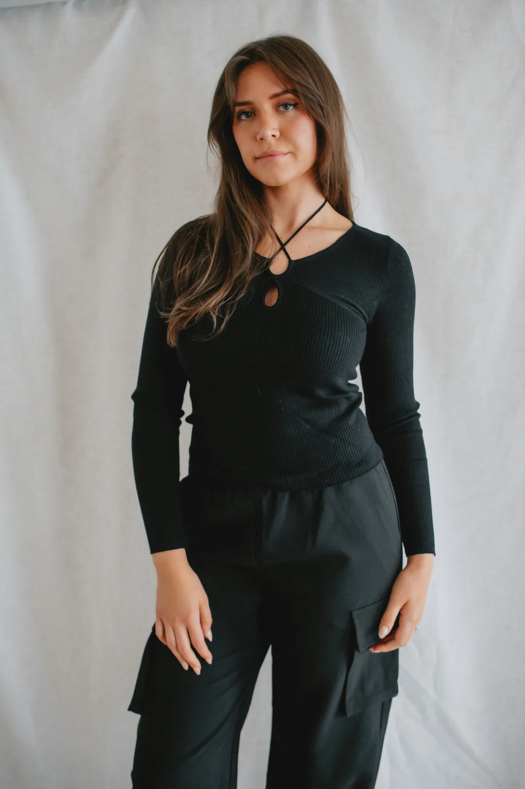 The Themis Cargo Pant by Steve Madden - Black