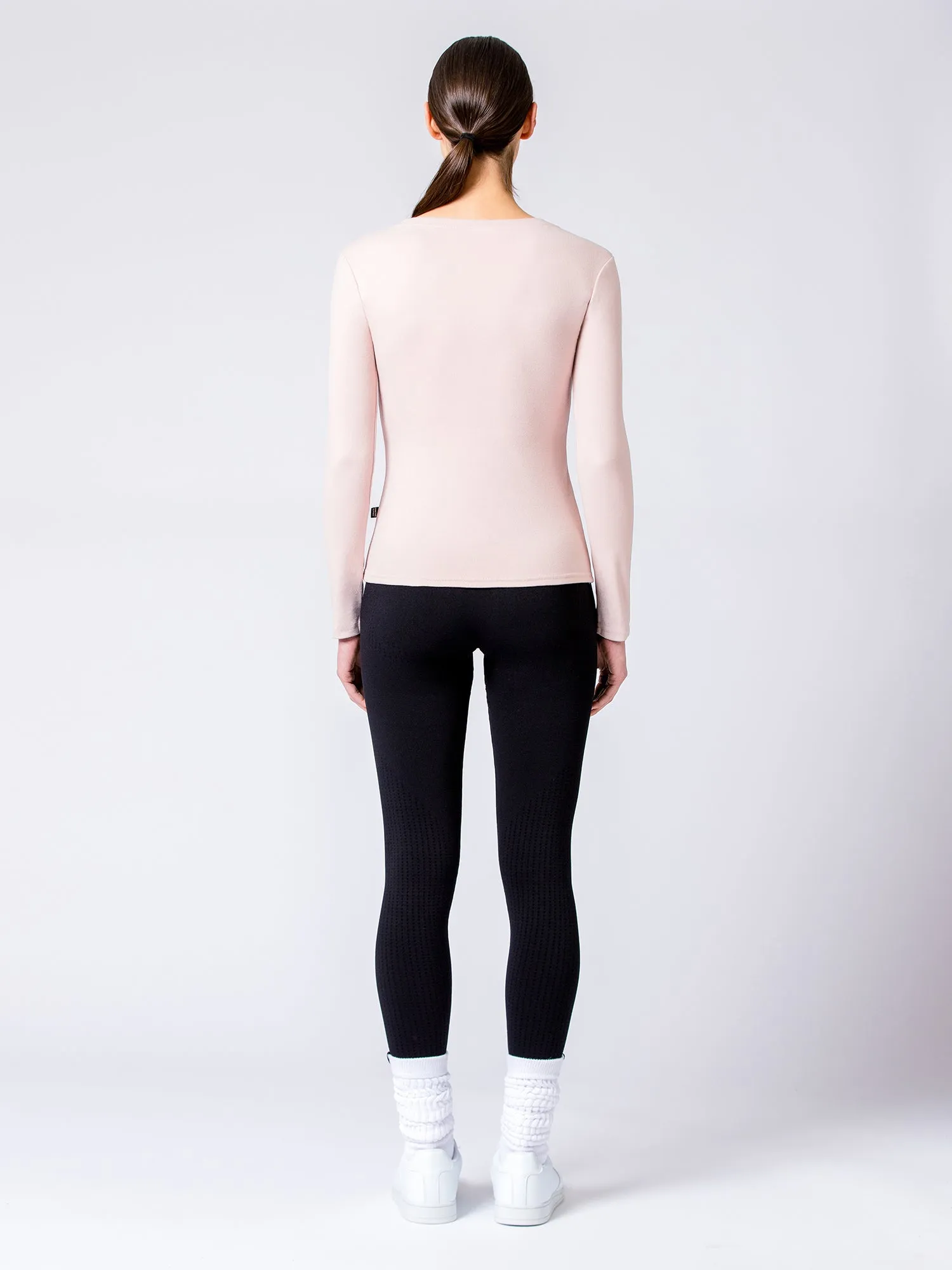 THERMAL FLEECE LONG SLEEVE TOP,  CASSIAS