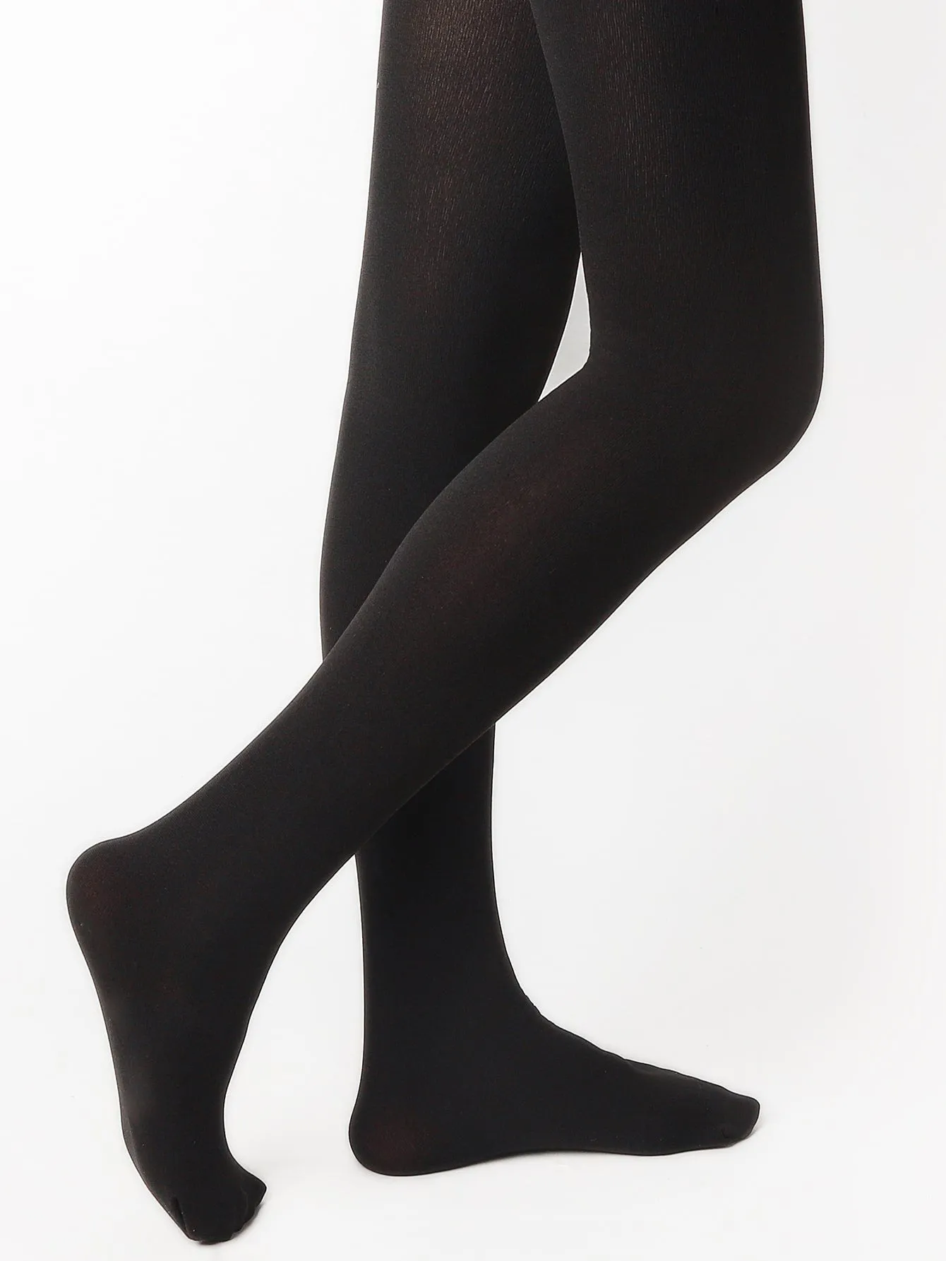Thickened And Fleece-lined Solid Tights For Winter