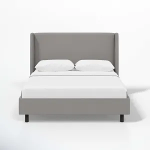 Tilly Upholstered Low Profile Platform Bed Joss & Main Color: Classic Otter Performance Velvet Size: King