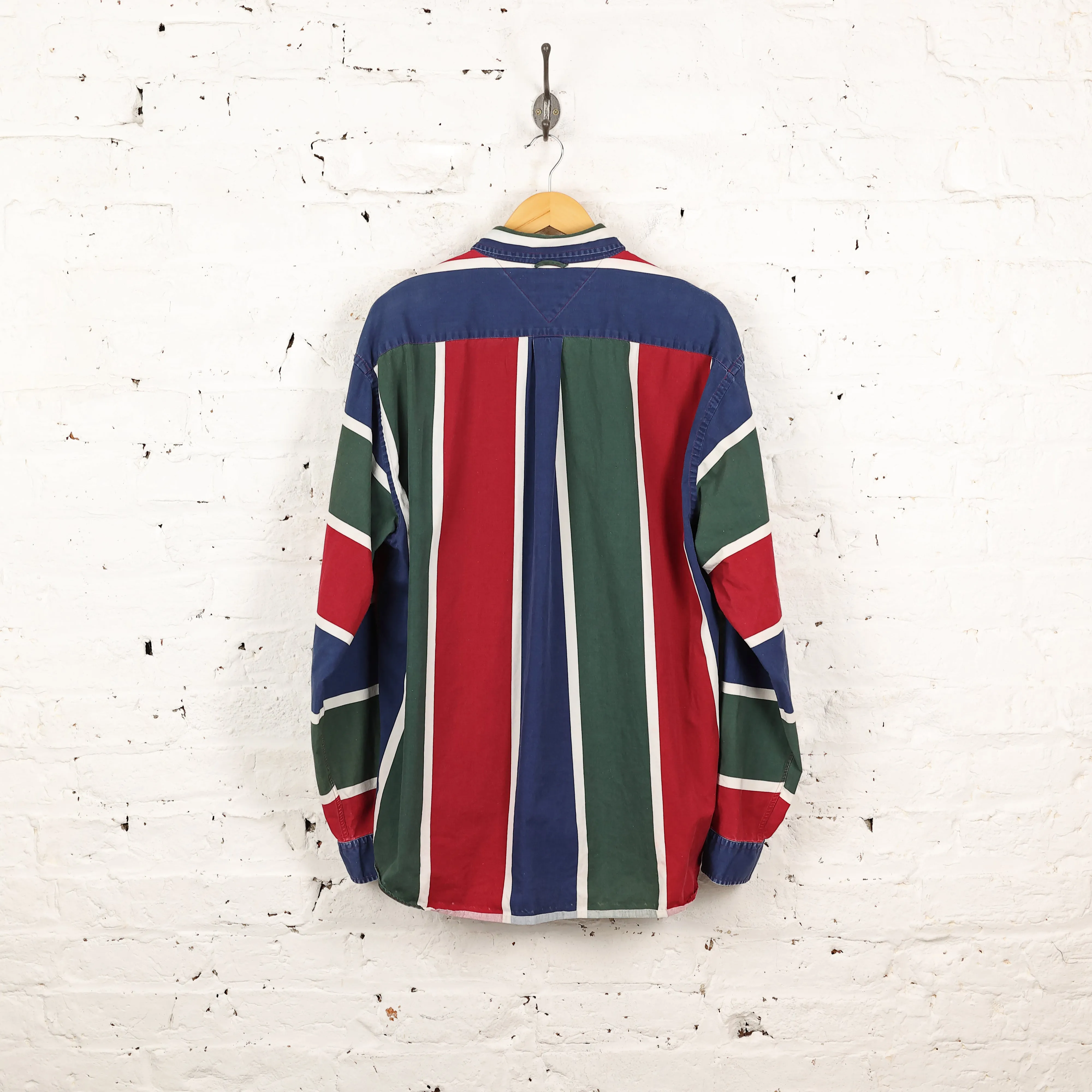 Tommy Hilfiger Striped 90s Shirt - Blue - XL