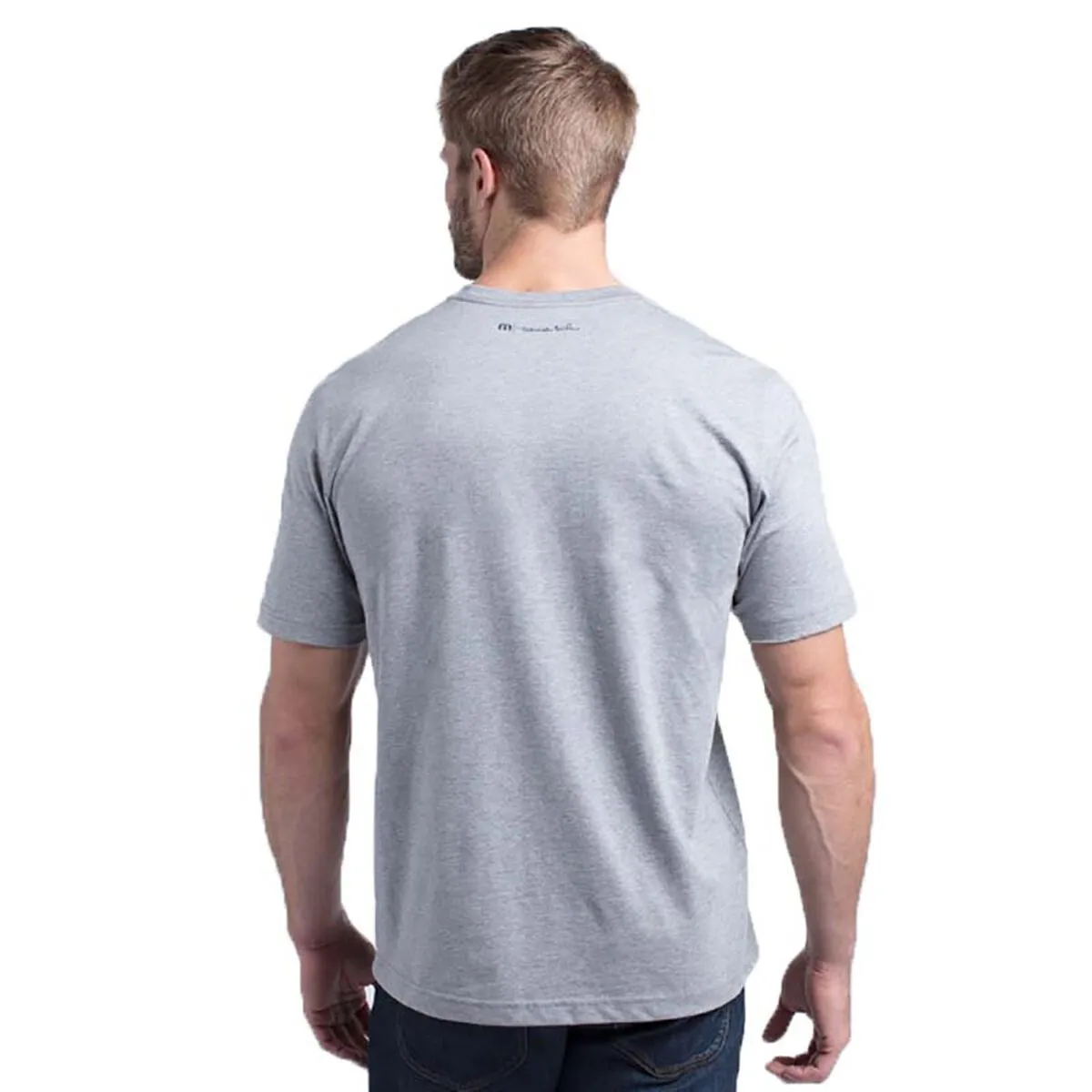 TRAVIS MATHEW MENS CHEERSIE T-SHIRT - HEATHER GREY