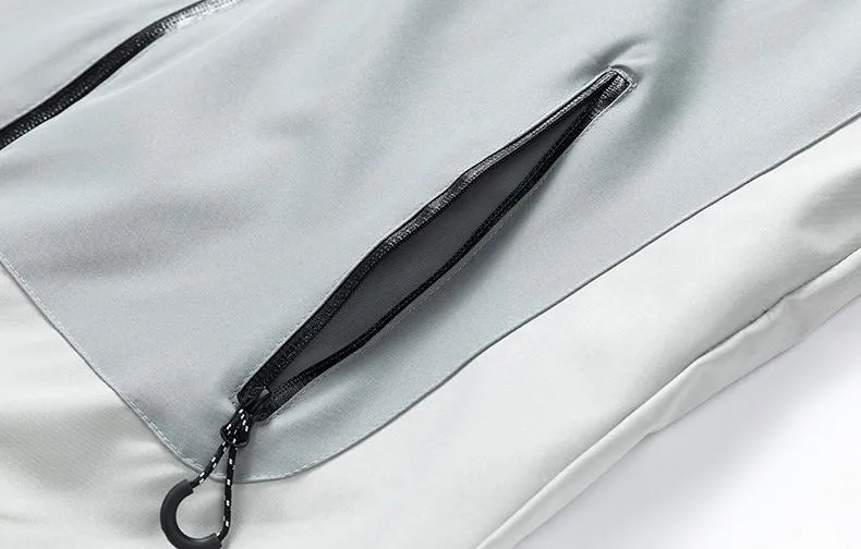 Trendy Windproof Cargo Raincoat for Men's Fashion