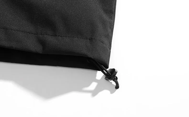 Trendy Windproof Cargo Raincoat for Men's Fashion