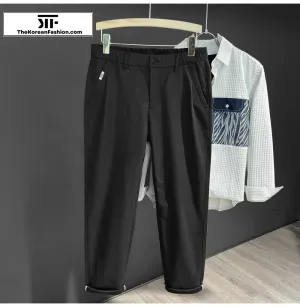 Twill Tapered Suit Pants