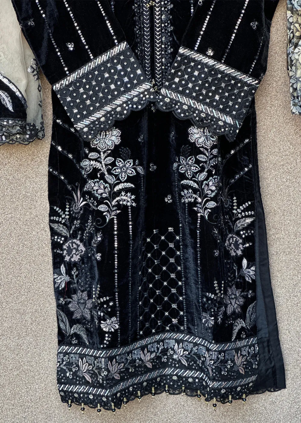 UJK-03 - Black - Readymade - Florine Velvet Suit 2025