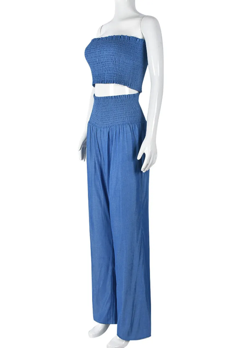 UM0112 Tube Top and Pants Set