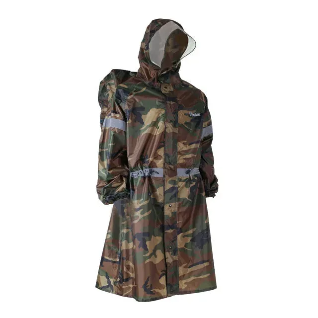 Unisex Reflective Outdoor Climbing Backpack Rain Poncho - Waterproof and Windproof
