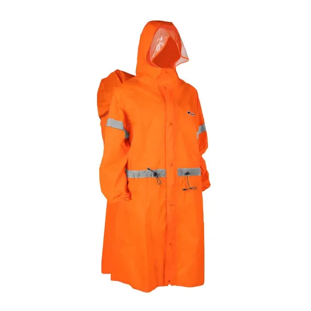Unisex Reflective Outdoor Climbing Backpack Rain Poncho - Waterproof and Windproof