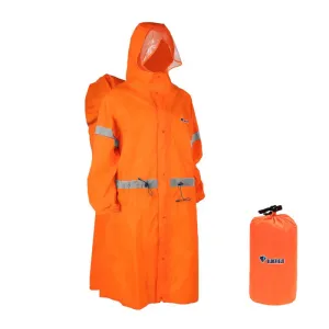 Unisex Reflective Outdoor Climbing Backpack Rain Poncho - Waterproof and Windproof