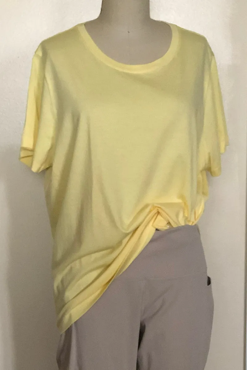Upcyled CrewNeck Short Sleeve Tee - Style #225URJ (Lavender)