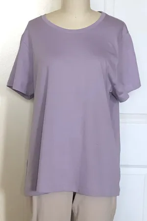 Upcyled CrewNeck Short Sleeve Tee - Style #225URJ (Lavender)