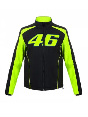 Valentino Rossi Mens 46 Softshell Jacket Black