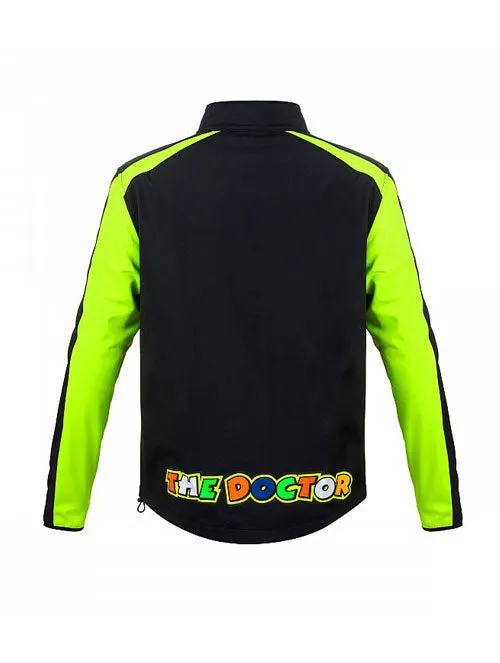 Valentino Rossi Mens 46 Softshell Jacket Black