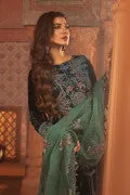 VEL-20-103-Teal | MariaB Velvet Collection 2021 | Unstitched Embroidered Velvet Suits
