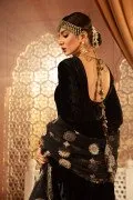 VEL-20-104-Black | MariaB Velvet Collection 2021 | Unstitched Embroidered Velvet Suits