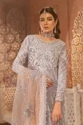 VEL-20-107-Lilac | MariaB Velvet Collection 2021 | Unstitched Embroidered Velvet Suits