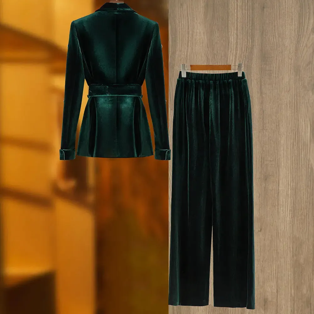 Velvet Beaded Womens Suit - Stylish Fashion Ensemble