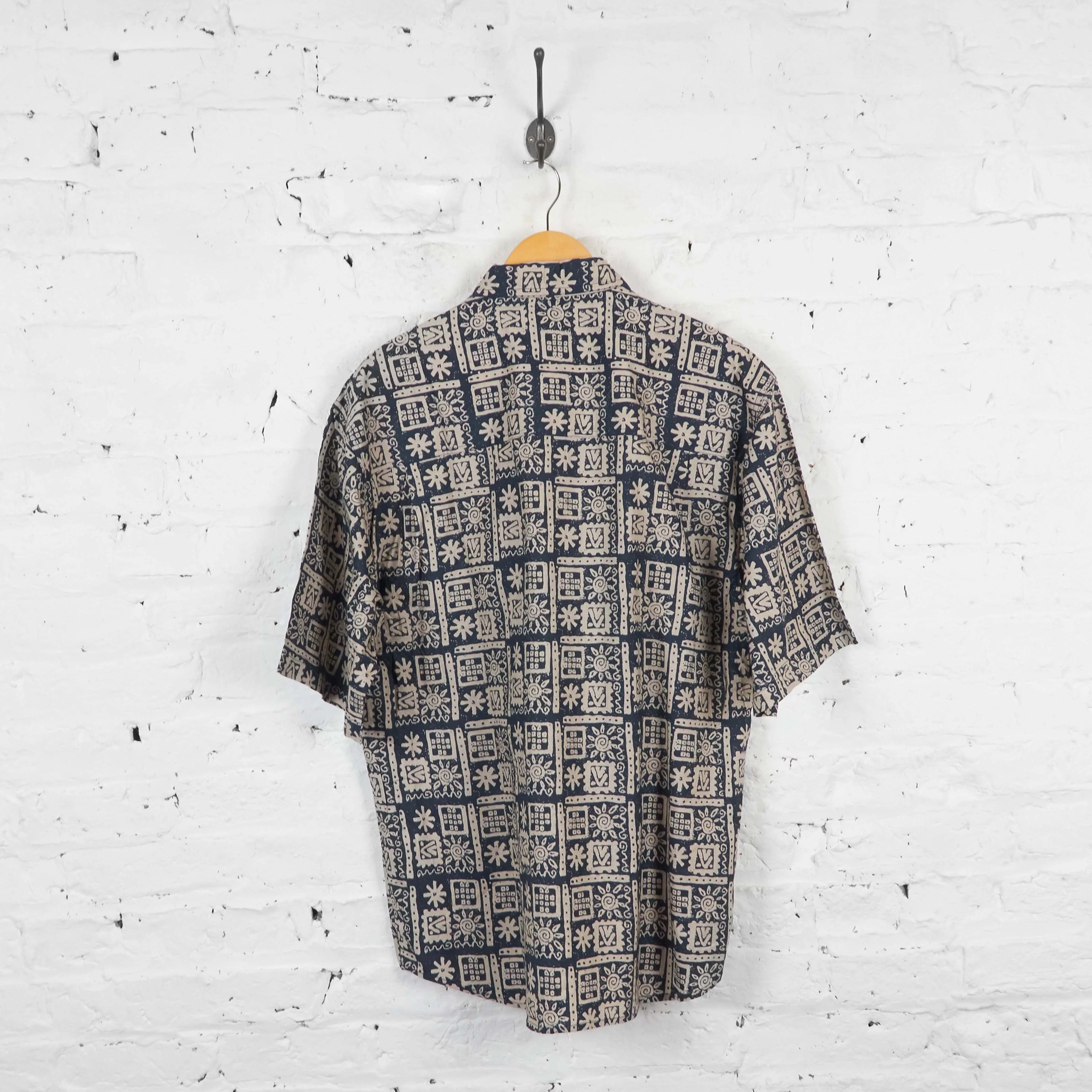 Vintage Pattern Shirt - Blue/Grey - L