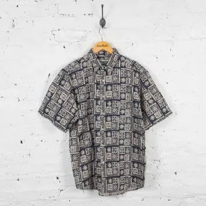 Vintage Pattern Shirt - Blue/Grey - S