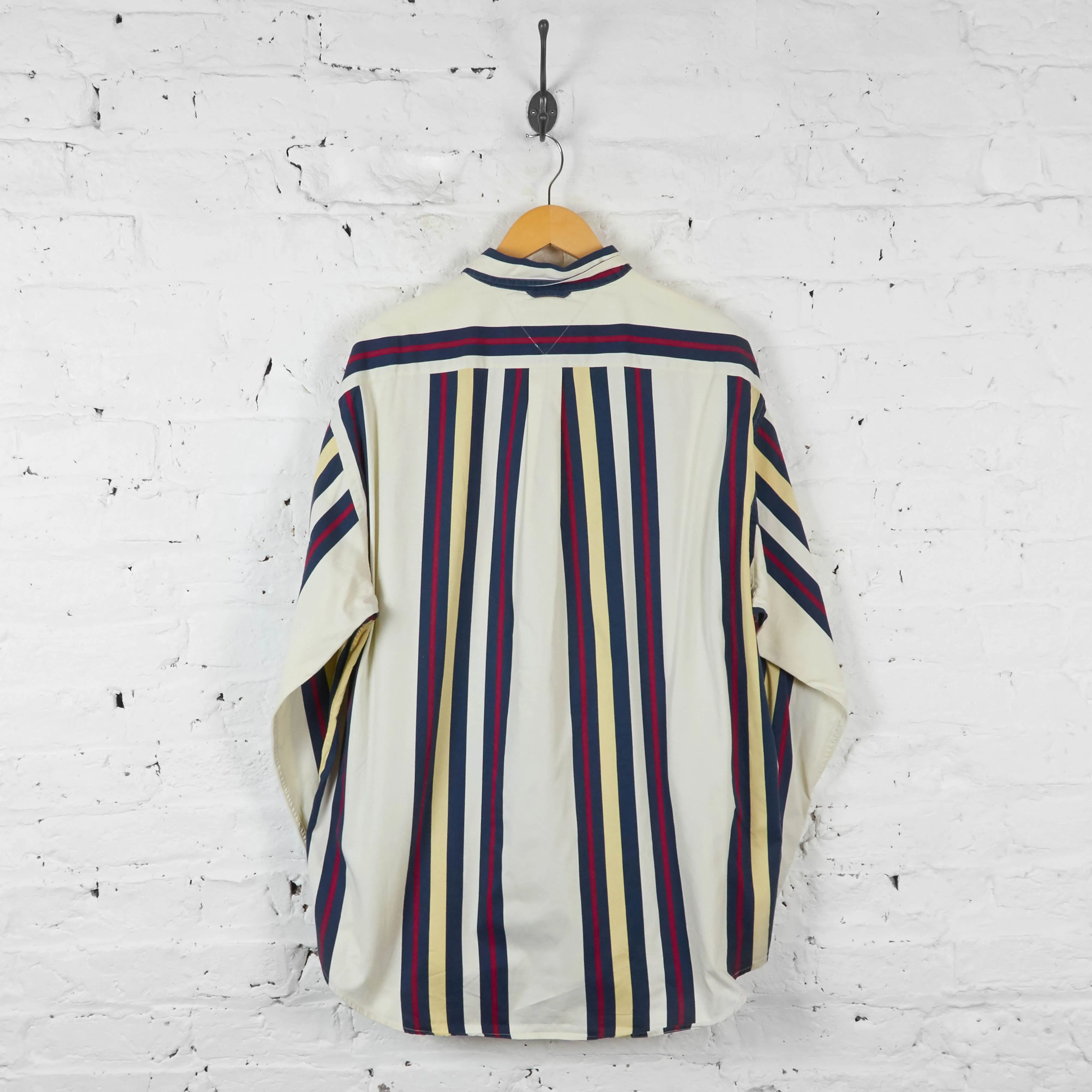 Vintage Tommy Hilfiger Striped Shirt - Multi - XL