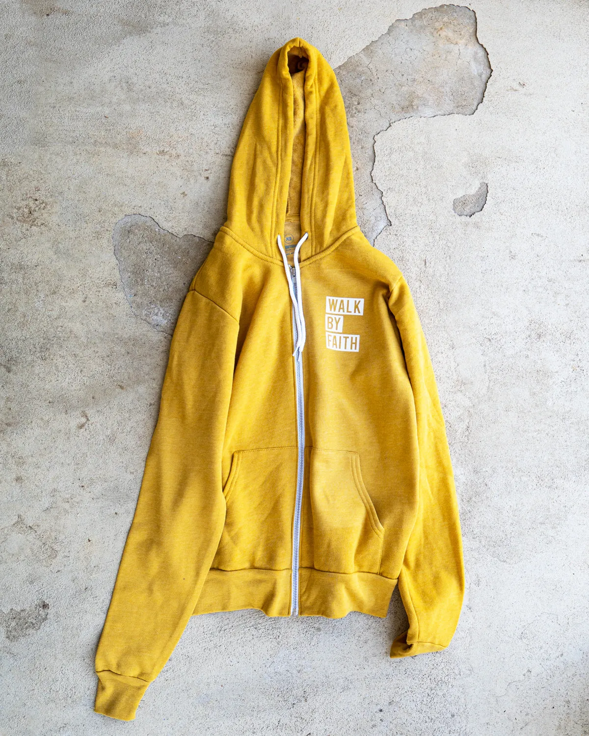 Walk By Faith Adult Full-Zip Sponge Fleece Hoodie