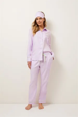 Wanderluxe Jacaranda Horizions Long Sleeve PJ Set