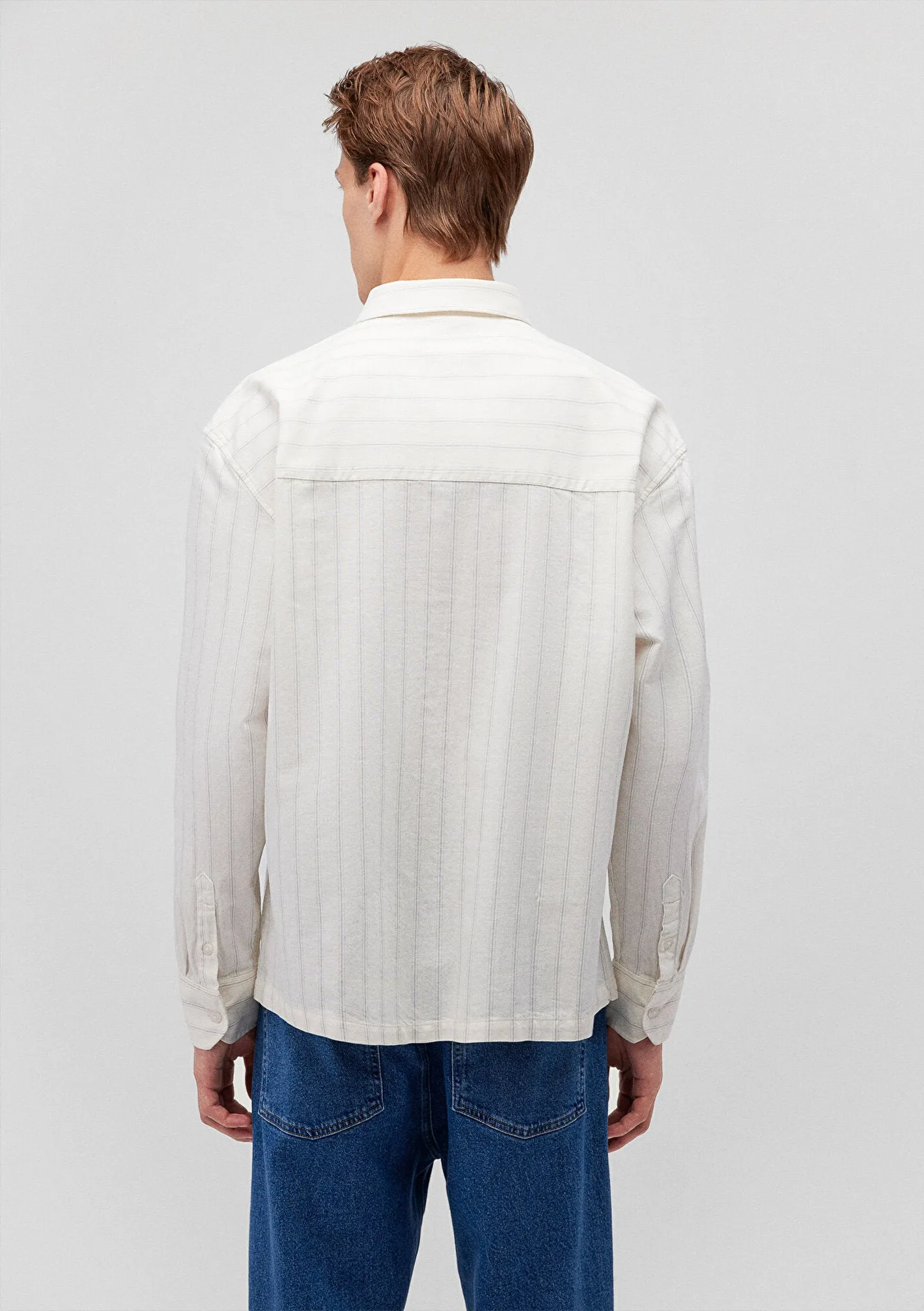 White Striped Shirt