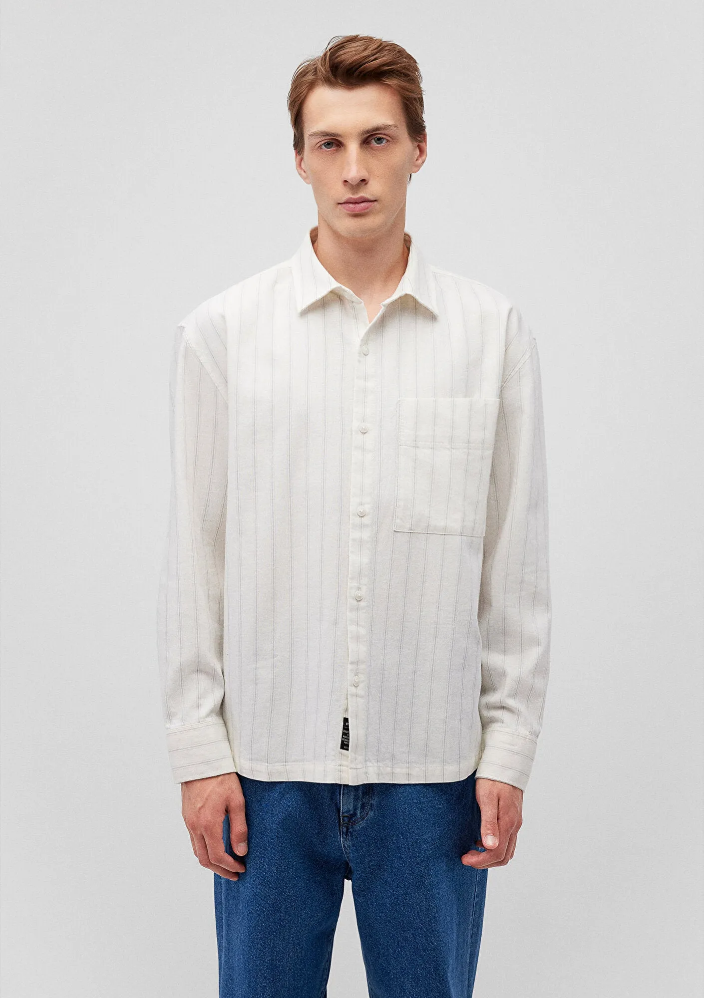 White Striped Shirt