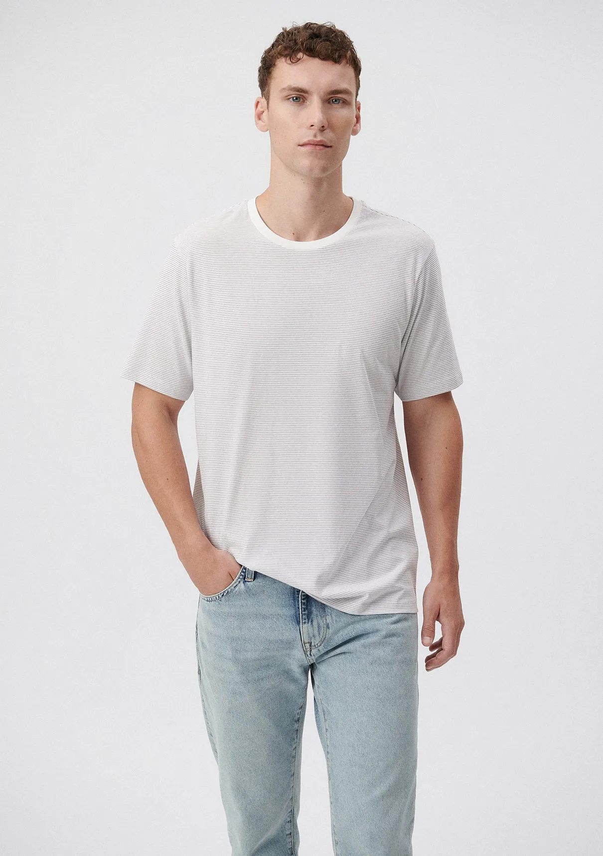 White Striped T-Shirt