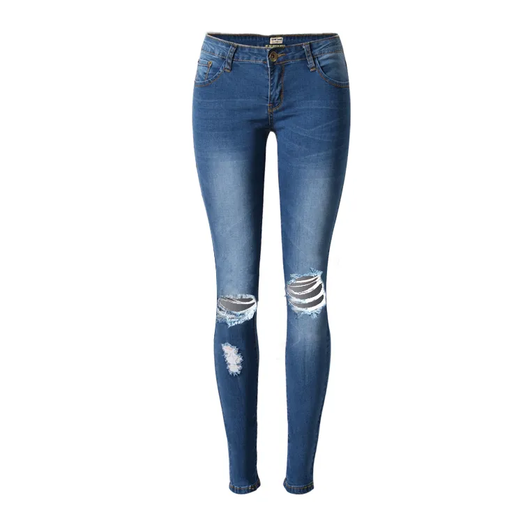 Women Super Stretch Low Waist Jeans