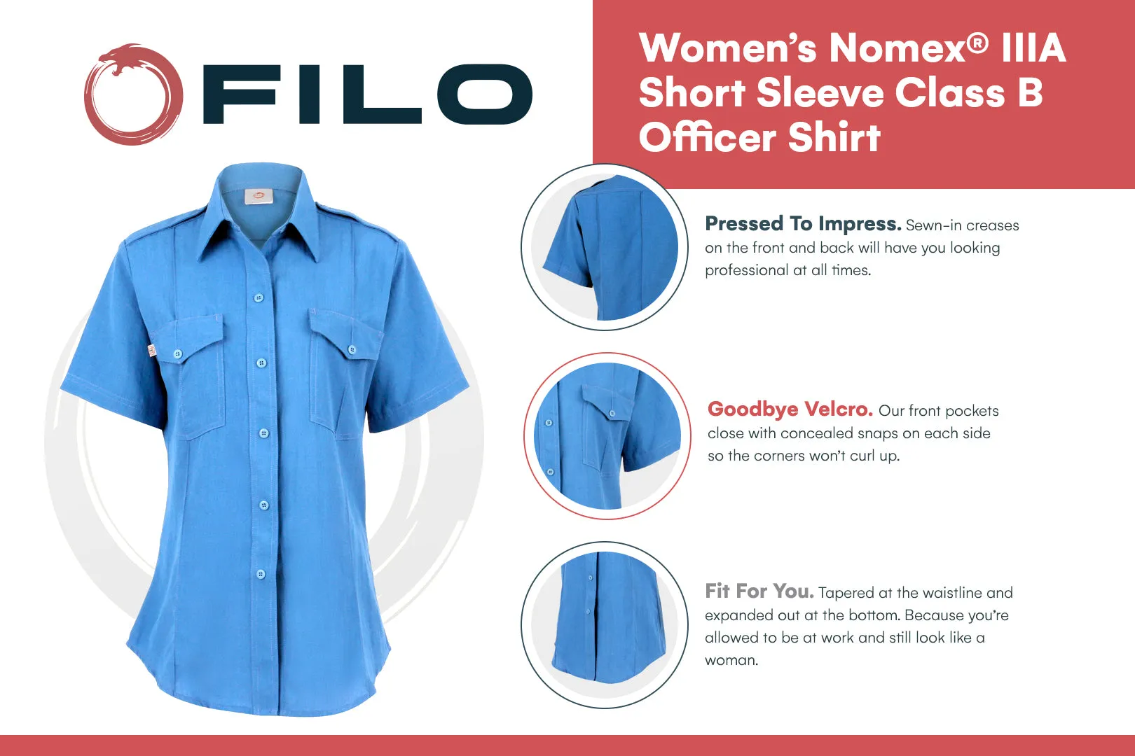 Women's Class B Nomex® Shirt Officer