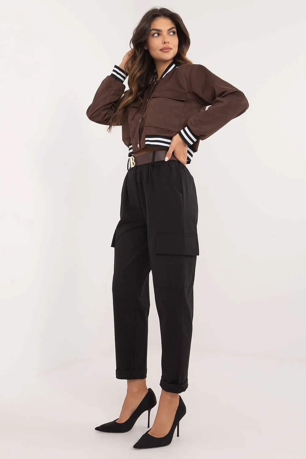 Women's high rise cargo pants