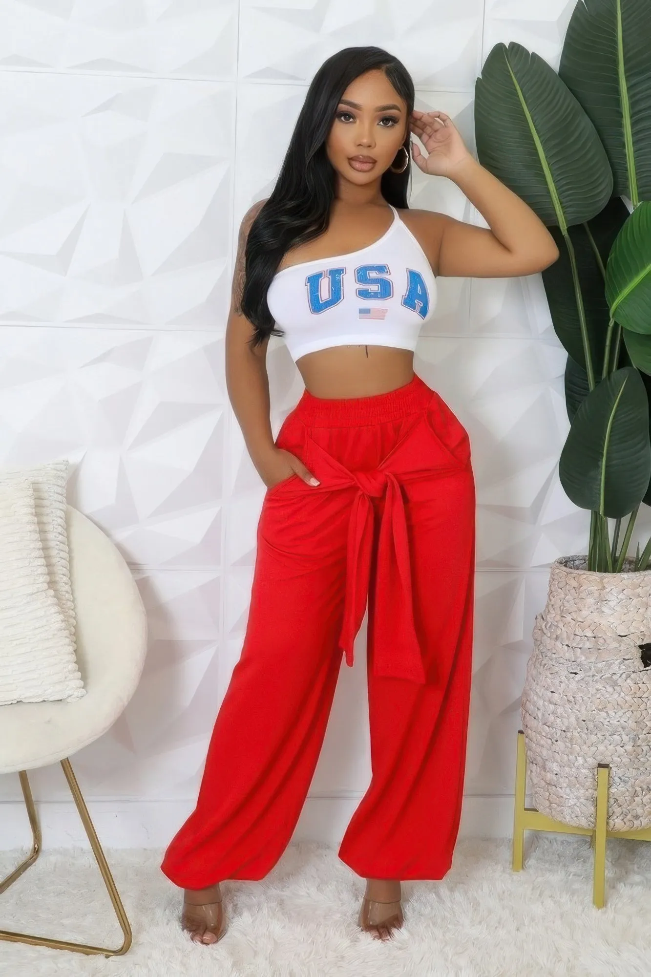 Women's High Waist Stretch Pants