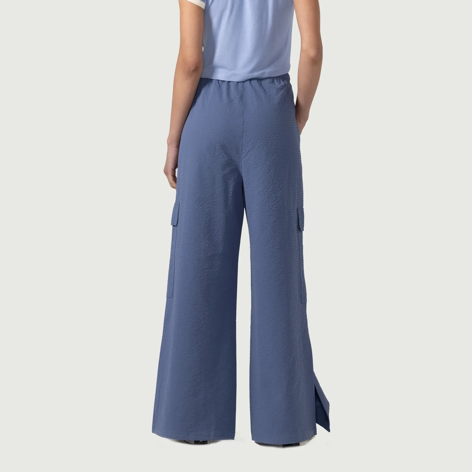 Women's Honor The Gift Drawstring Loose Cargo Pant 'Sky Blue'