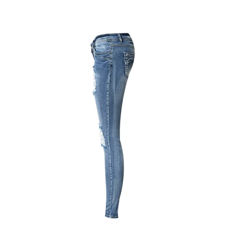 Women's Low Waist Slim Stretch Denim Pants