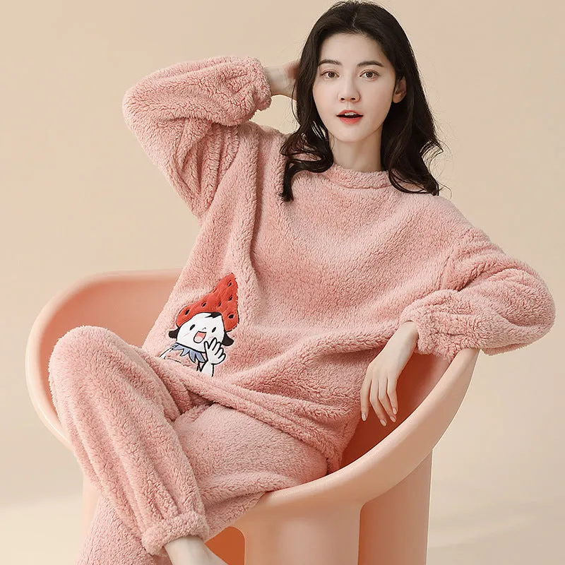 Women's Pajamas Sets Sleepwear, Home Flannel