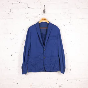 Work Chore Over Shirt Blazer - Blue - M