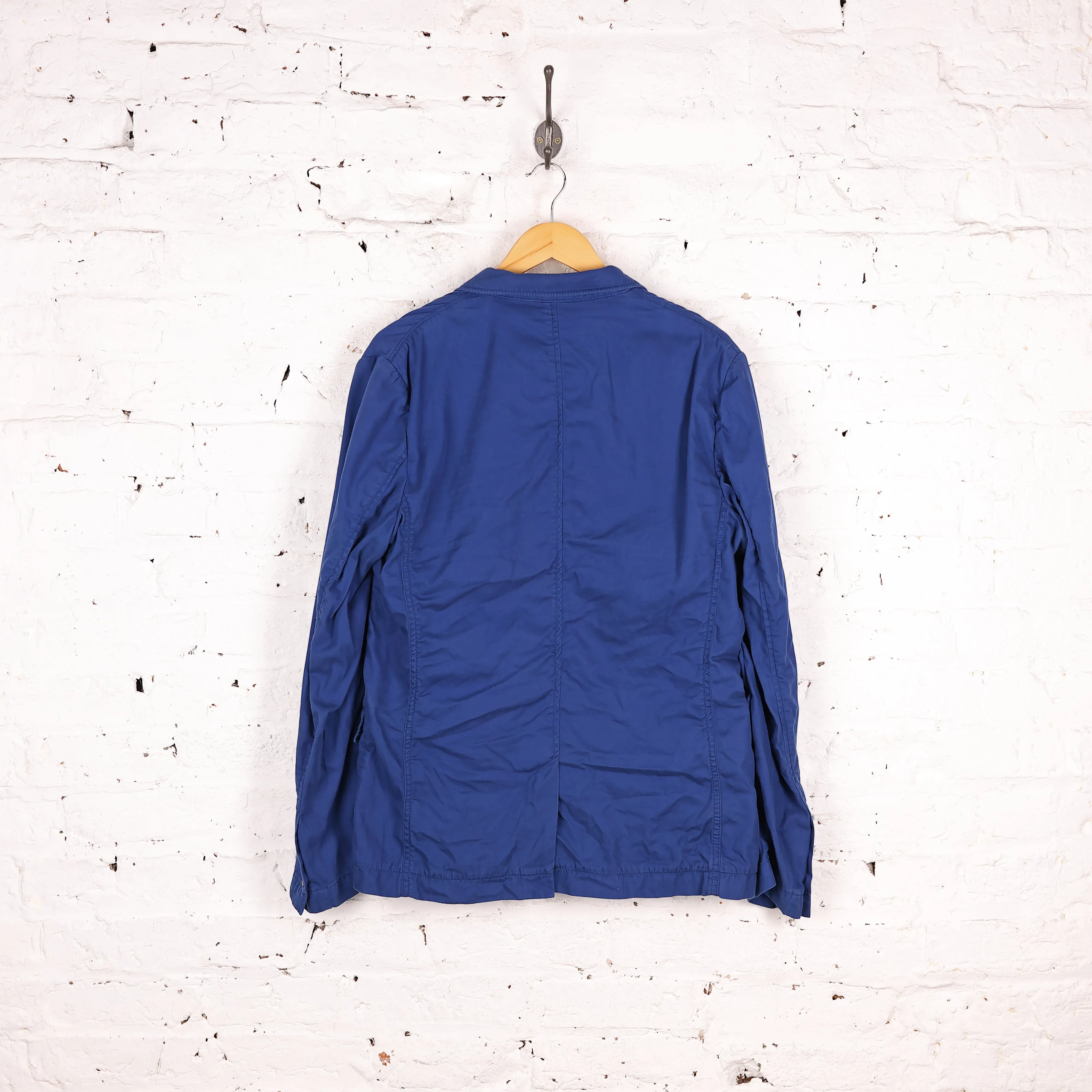 Work Chore Over Shirt Blazer - Blue - M