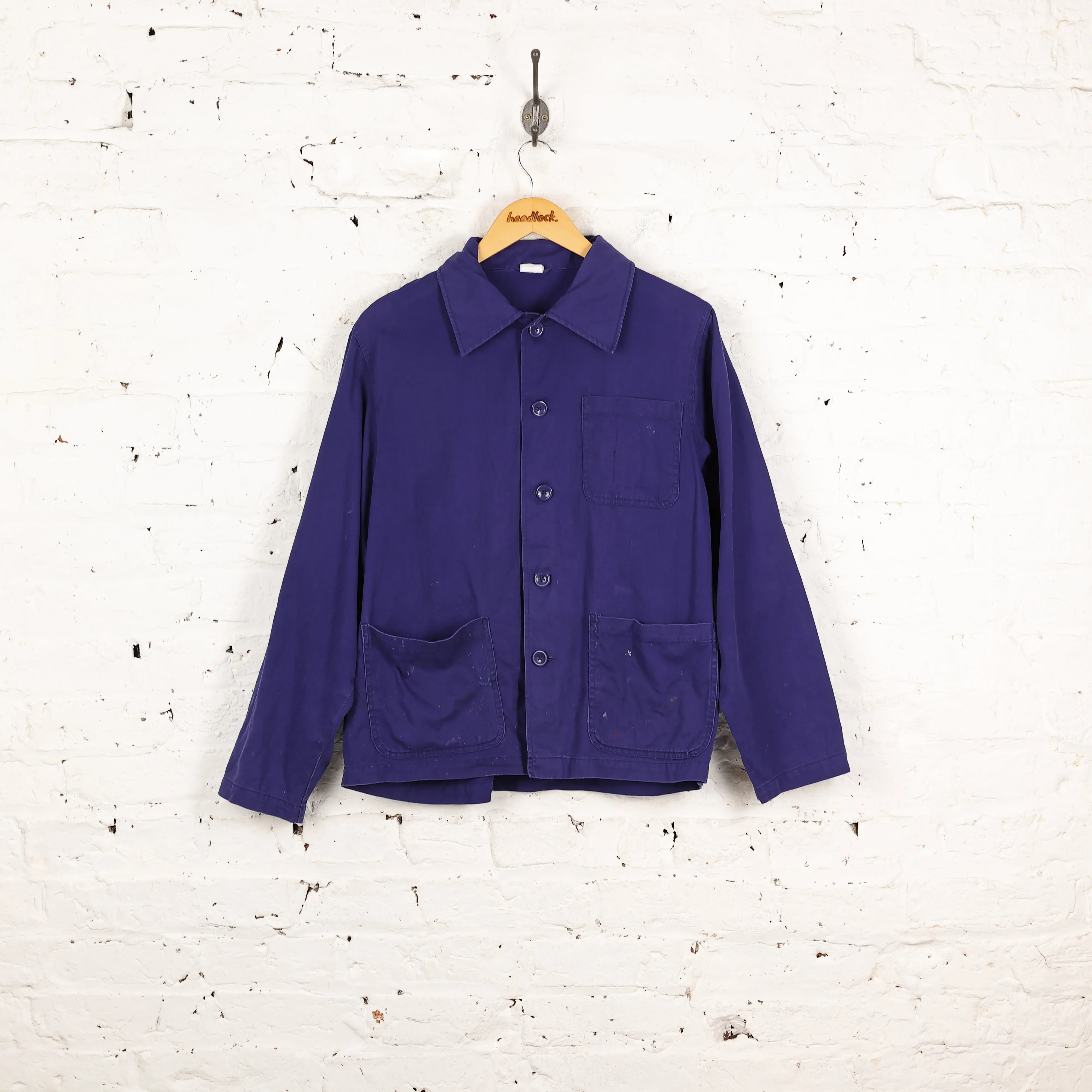 Work Chore Over Shirt - Blue - S