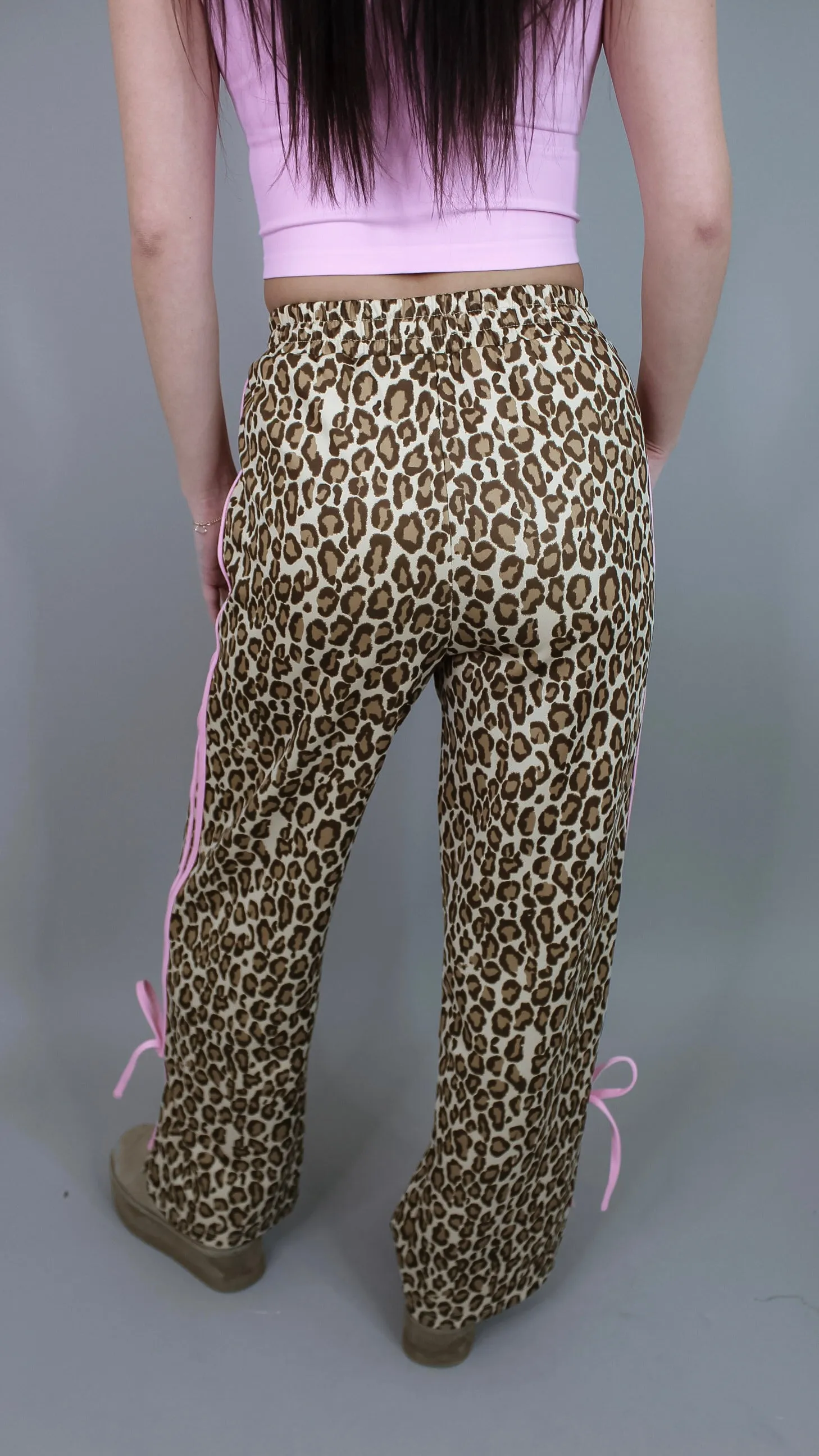 Work It Animal Print Track Pants