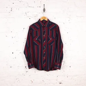 Wrangler Striped Western Shirt - Red - M