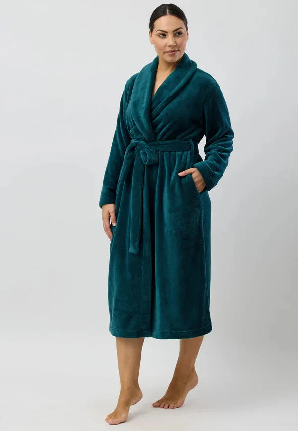 WRAP ROBE FOREST