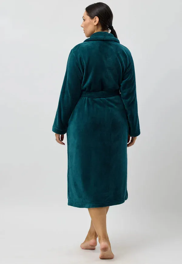 WRAP ROBE FOREST
