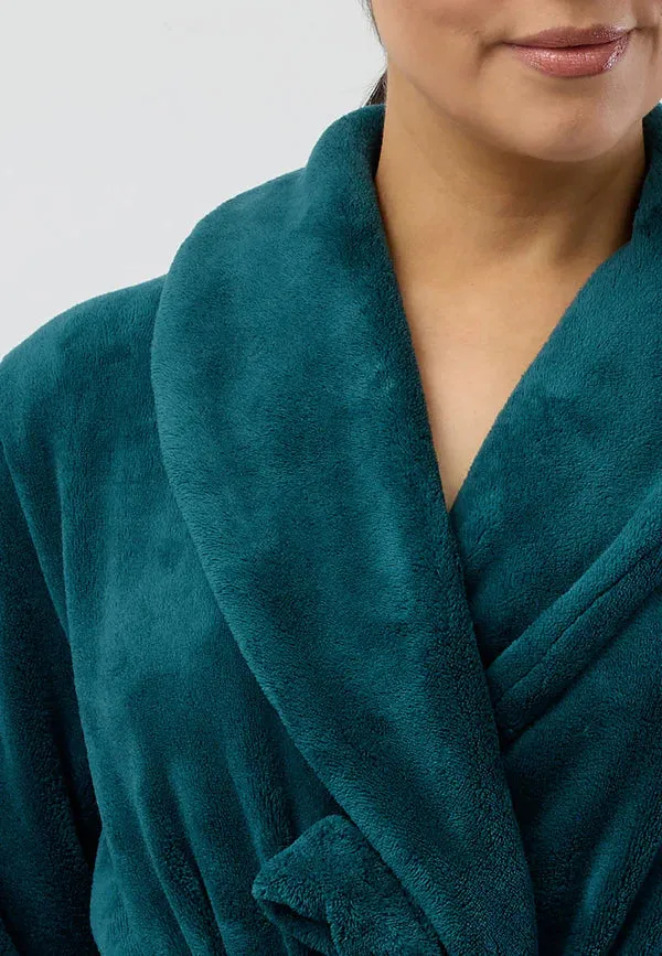 WRAP ROBE FOREST